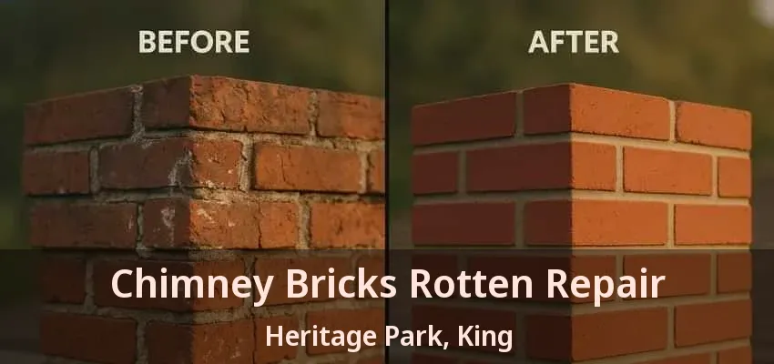 Chimney Bricks Rotten Repair Heritage Park, King - ON Chimney Bricks Rotten Repair Heritage Park, King - ON