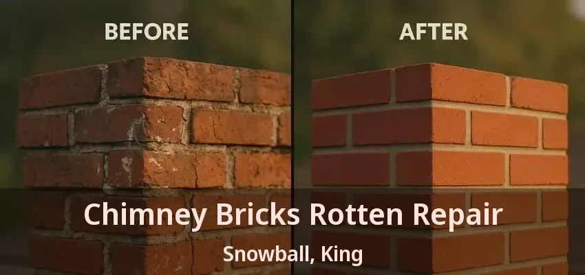 Chimney Bricks Rotten Repair Snowball, King - ON Chimney Bricks Rotten Repair Snowball, King - ON