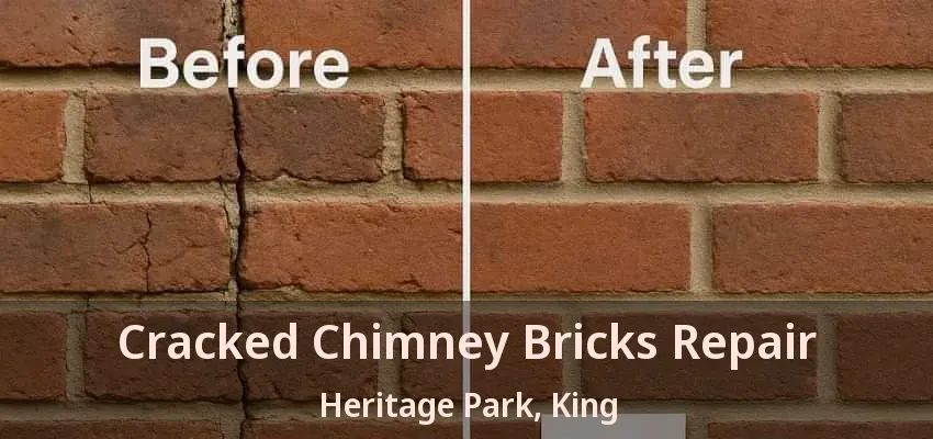 Cracked Chimney Bricks Repair Heritage Park, King - ON Cracked Chimney Bricks Repair Heritage Park, King - ON