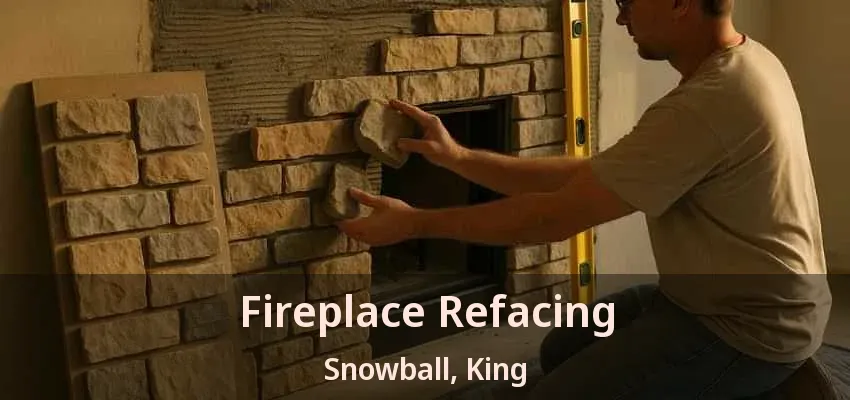 Fireplace Refacing Snowball, King - ON