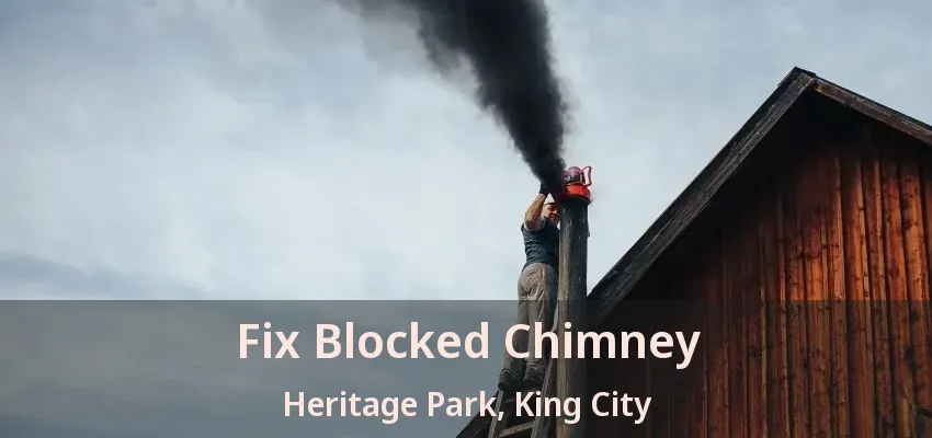 Fix Blocked Chimney Heritage Park, King City - ON